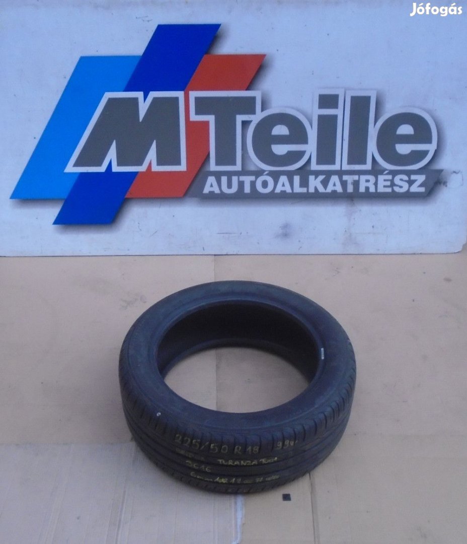 [HASZNÁLT] 1 DB NYÁRI GUMI - 225/50R18 - 99W - BRIDGESTONE - TURANZA